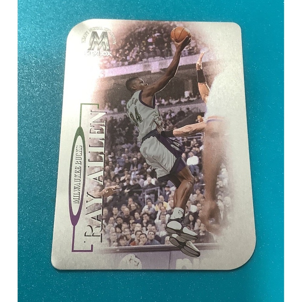 RAY ALLEN 98-99 Skybox Molten Metal XPLOSION SOLID METAL CARD ! BUCKS ! RARE !